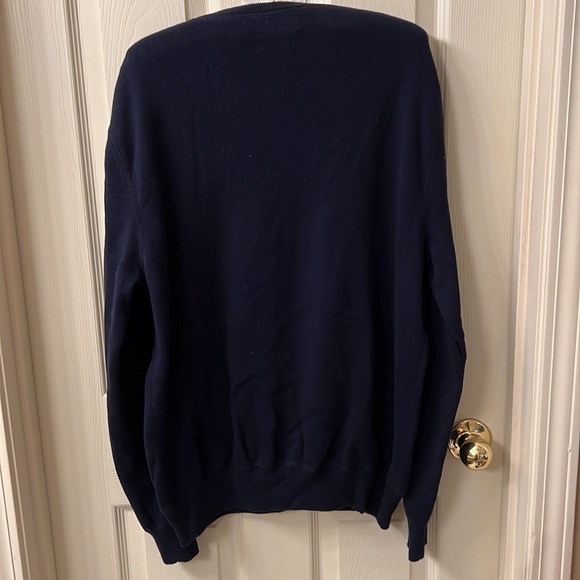 Polo Ralph Lauren Crew Neck Sweater (Navy Blue) - Size Small - Picture 3 of 4